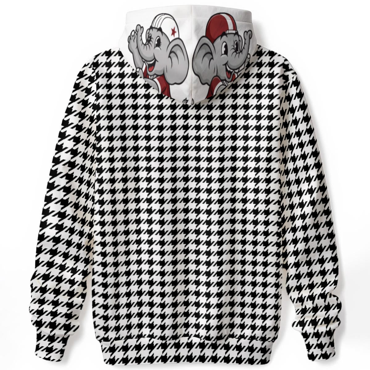 Houndstooth Frenzy | Hoodie | 310GSM Cotton