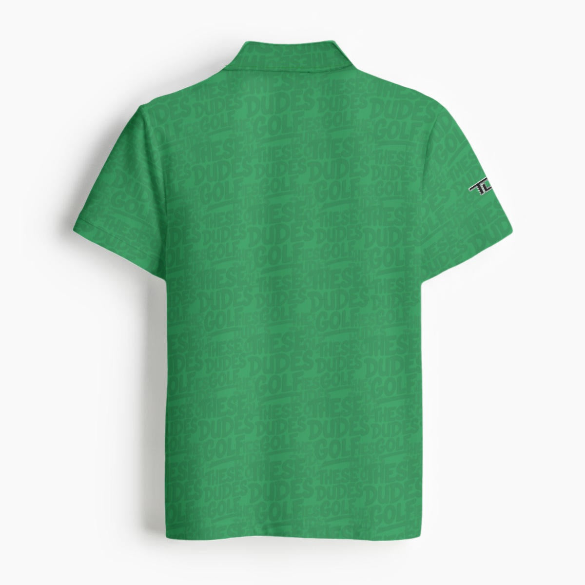 These Dudes Golf Polo: Money Green