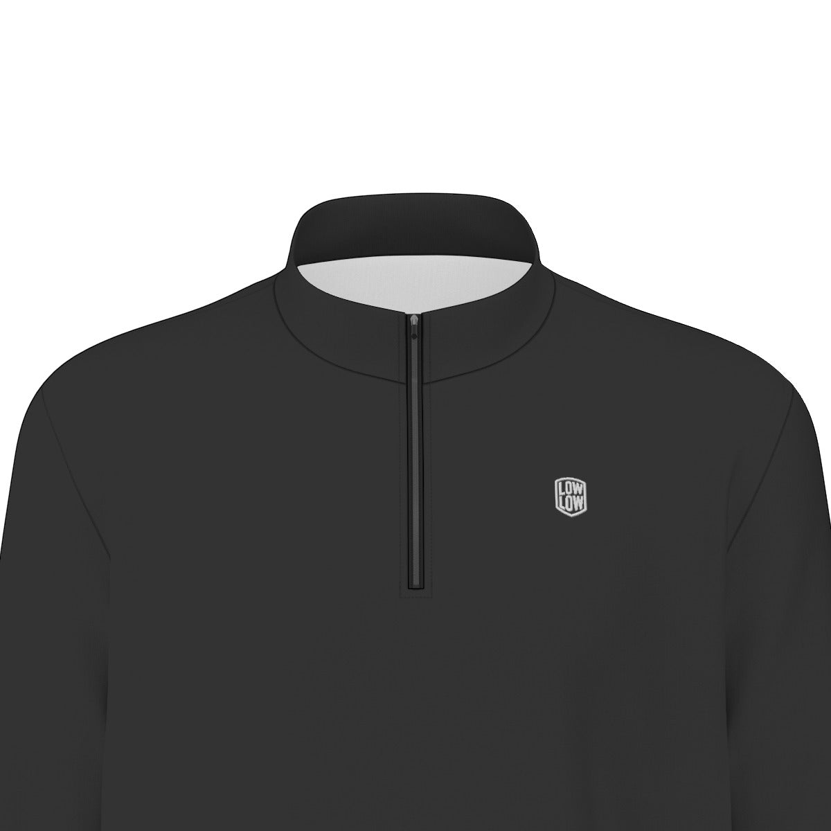 Quarter Zip: Black