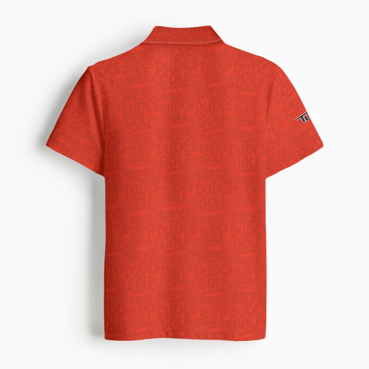 These Dudes Golf Polo: Red