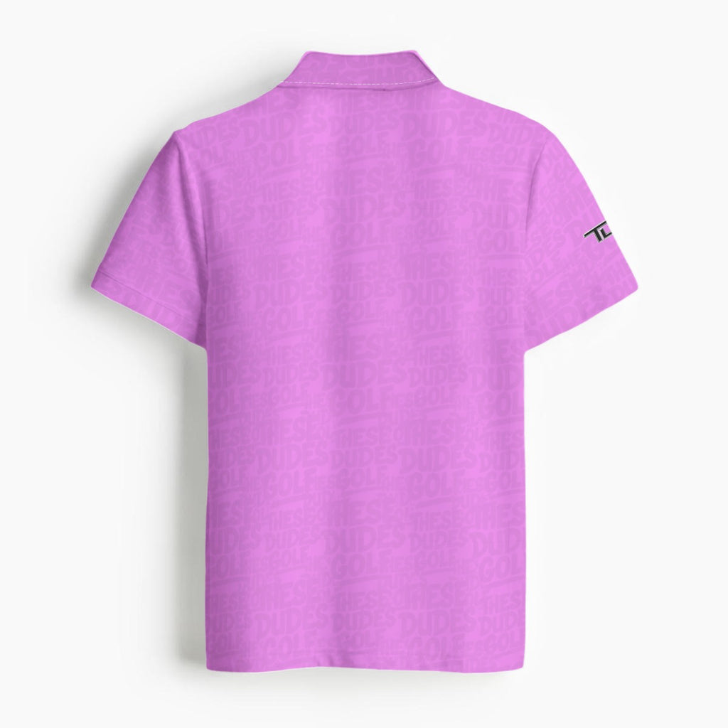 These Dudes Golf Polo: Lavender