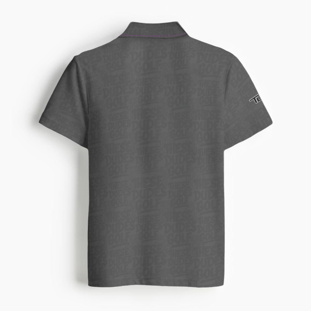 These Dudes Golf Polo: Grey
