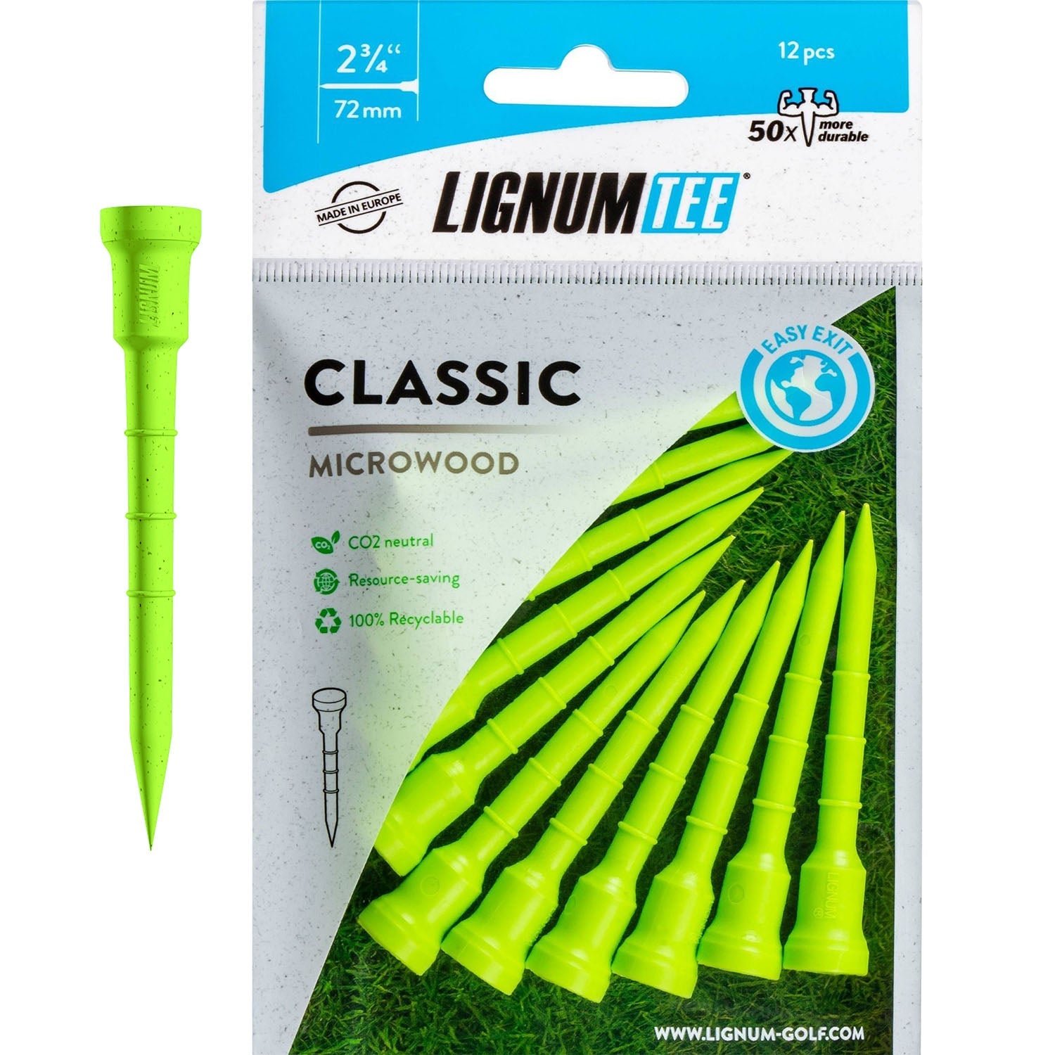 Lignum Classic Golf Tees