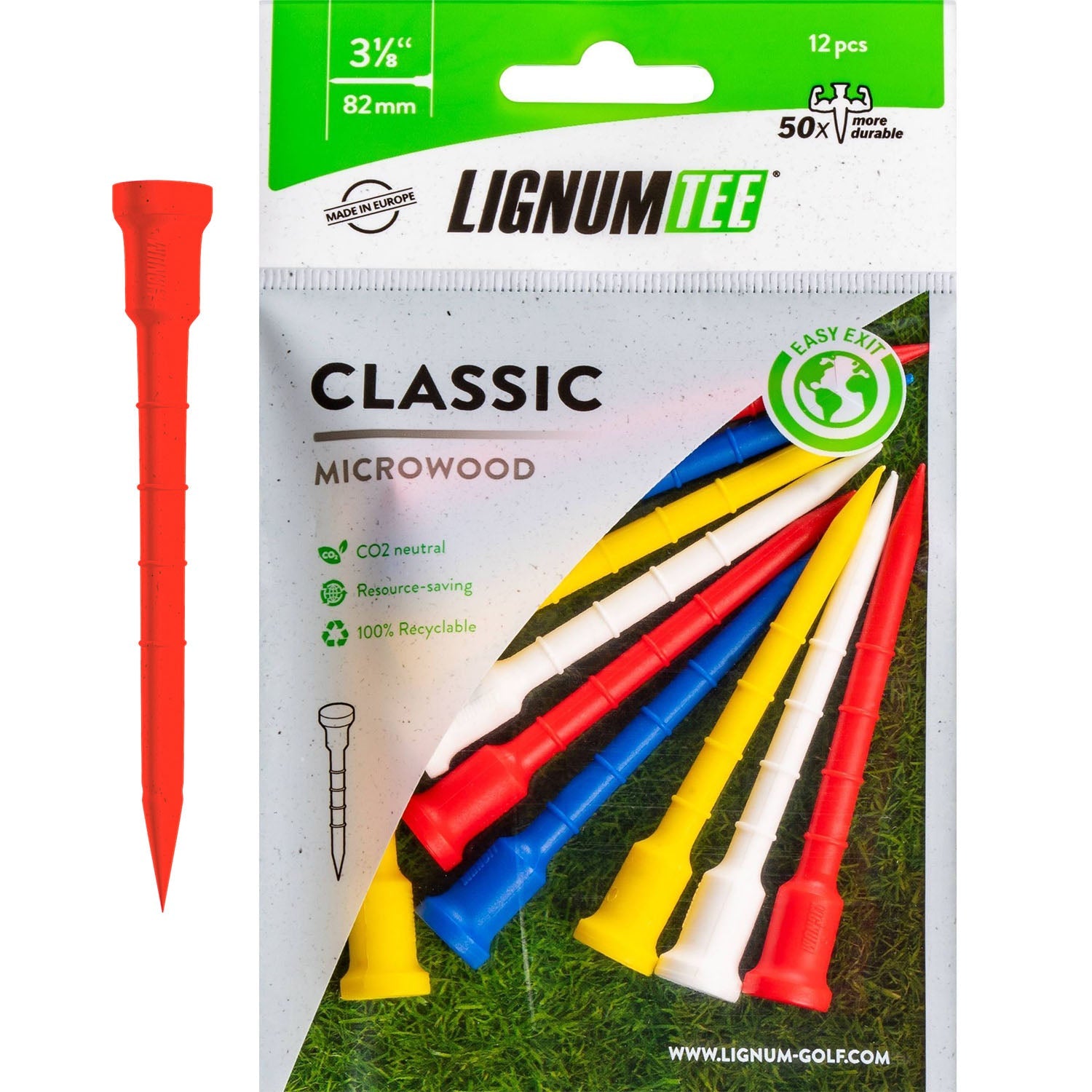 Lignum Classic Golf Tees