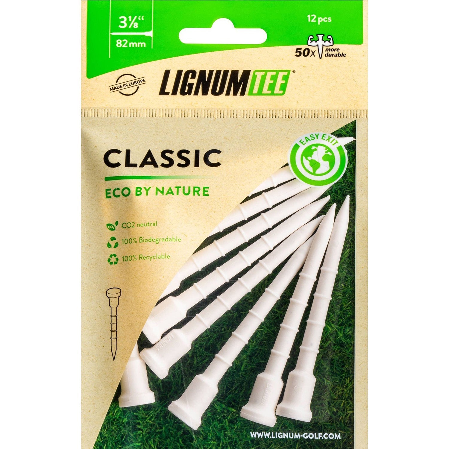 Lignum Tee - Classic Golf Tee Eco