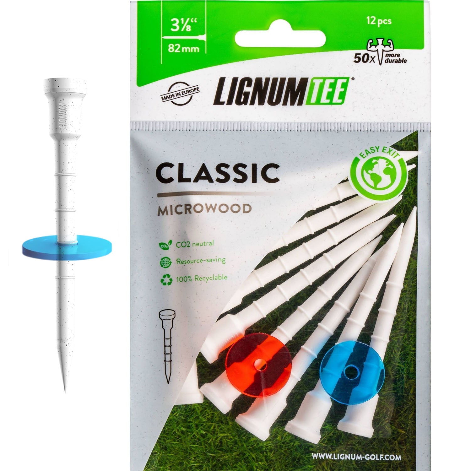Lignum Classic Golf Tees
