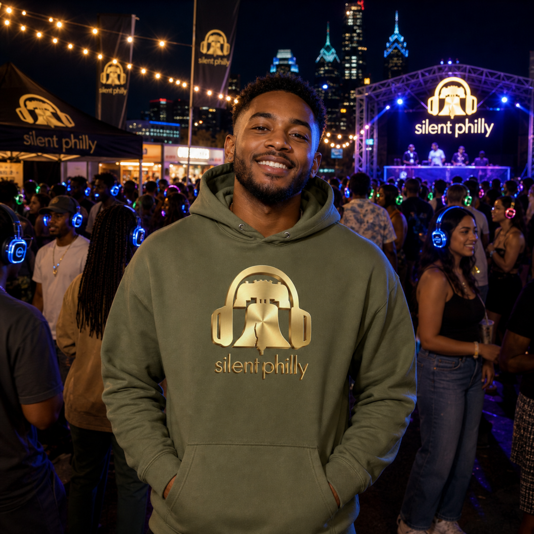 Silent Philly: Camo  | Premium Hoodie (10 colors)