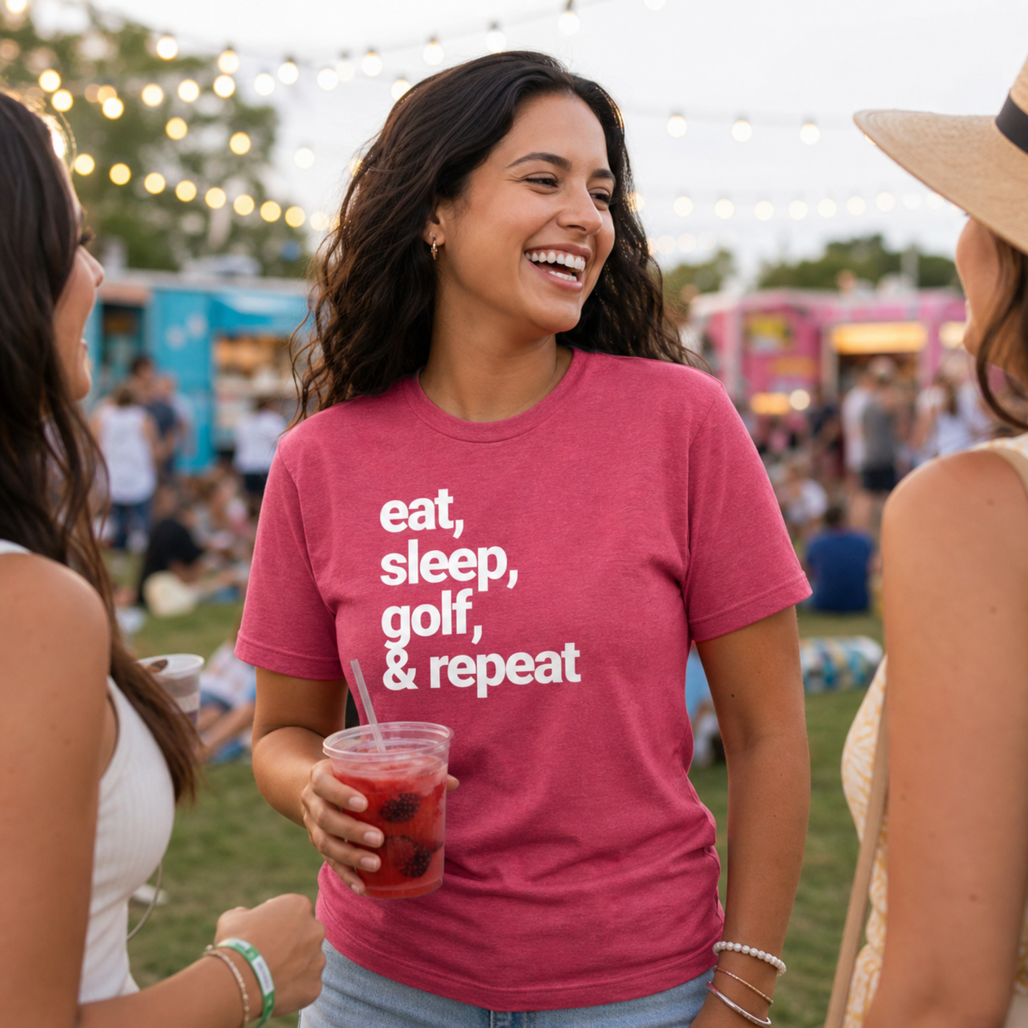 Low Low Classic Tee: eat, sleep, golf & repeat | shirt (7 colors)