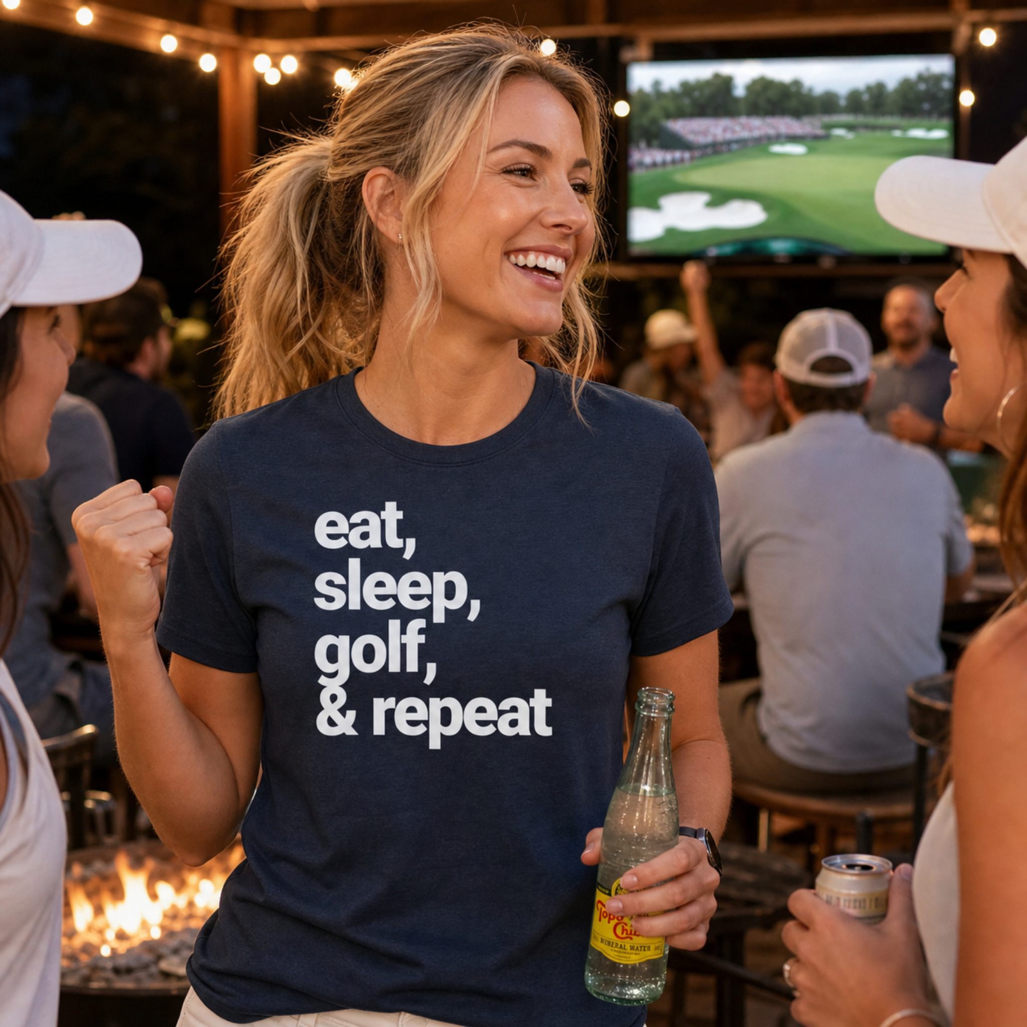 Low Low Classic Tee: eat, sleep, golf & repeat | shirt (7 colors)