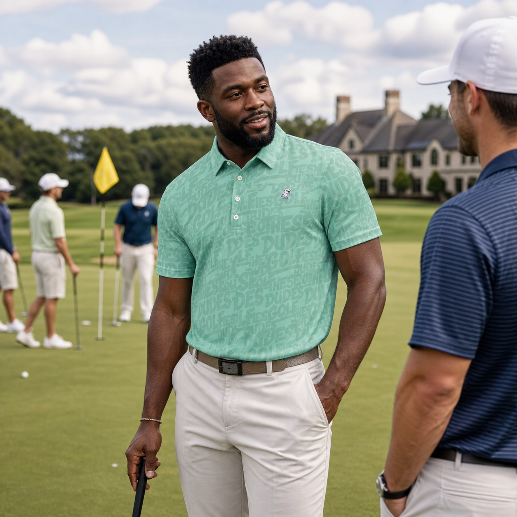 Low Low: These Dudes Golf | Polo (slim fit) (bay leaf)