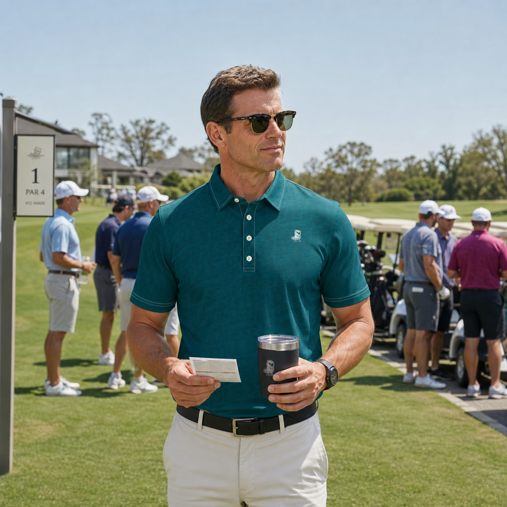 Low Low: These Dudes Golf | Polo (slim fit) (sherpa blue)