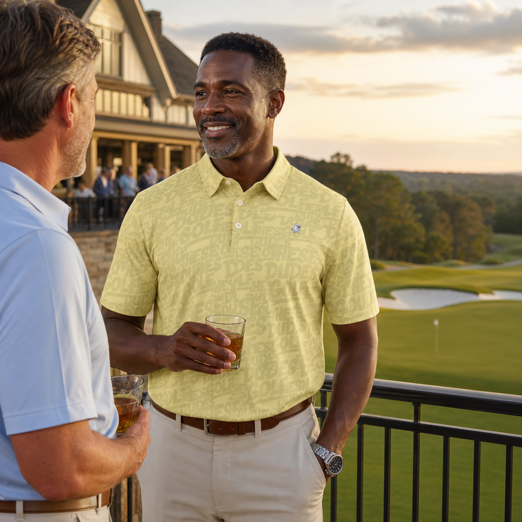 Low Low: These Dudes Golf | Polo (slim fit) (banana mania)