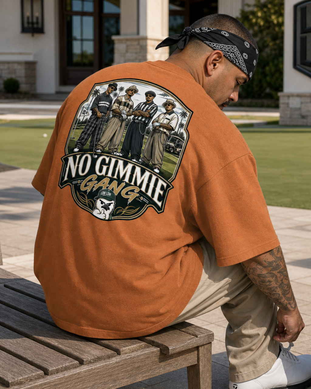 Low Low Classic Tee: No Gimmie Gang